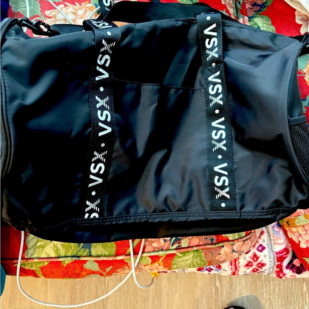 Brand new black duffle bag